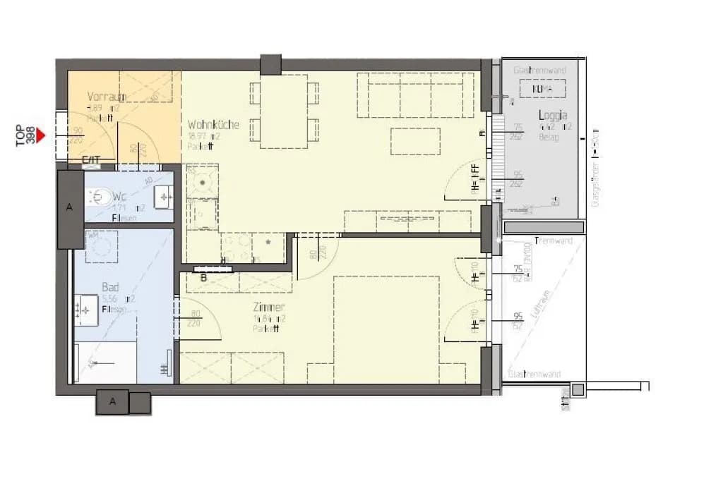 2-Zimmer-Wohnung kaufen in Wien – 44,97 m², € 435.000 – Bild 11 von 11