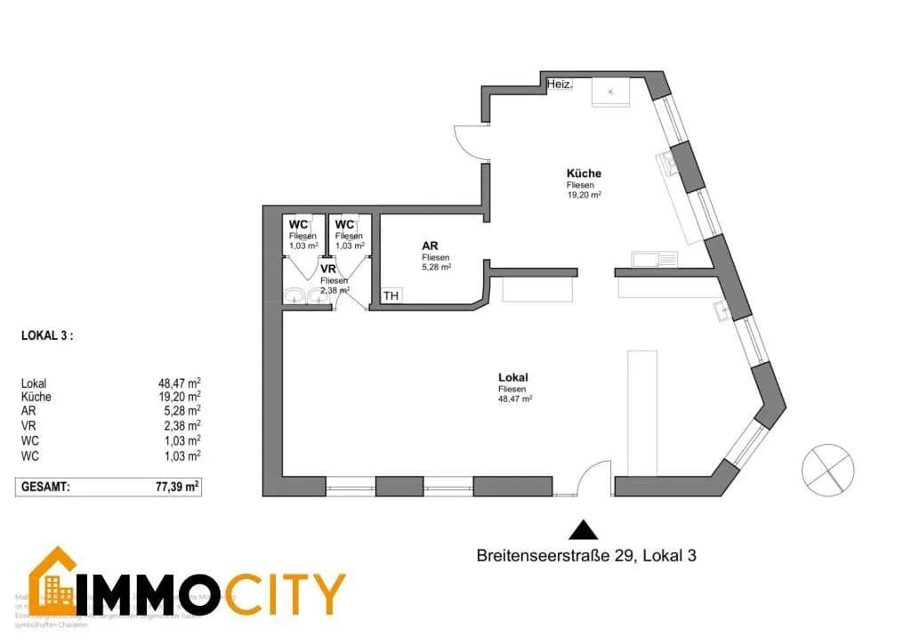 Gewerbeimmobilie kaufen in Wien – 78 m², € 329.000 – Bild 11 von 11