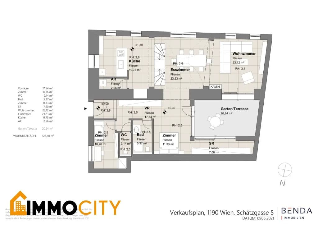 2-Zimmer-Wohnung mieten in Wien – 123,4 m², € 2.990 – Bild 41 von 42