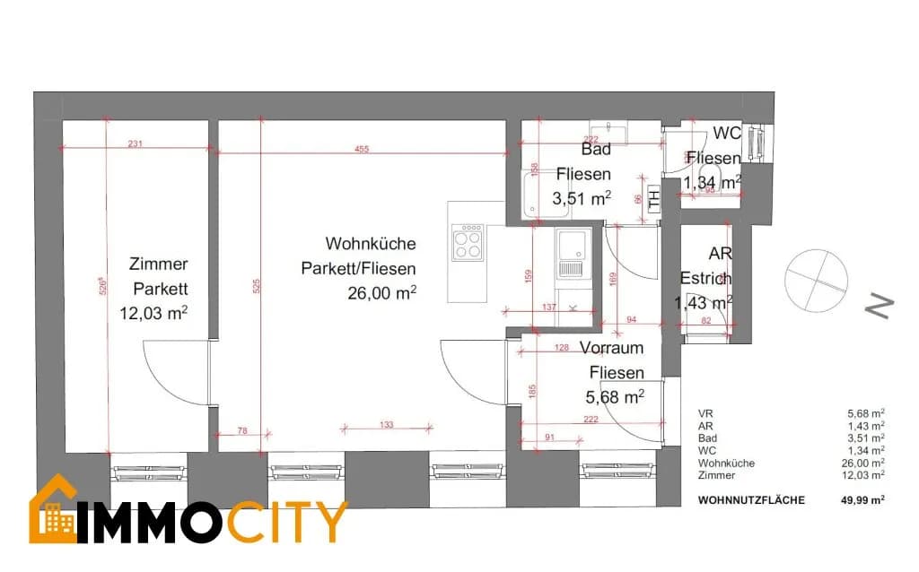2-Zimmer-Wohnung kaufen in Wien – 49,99 m², € 399.000 – Bild 31 von 31