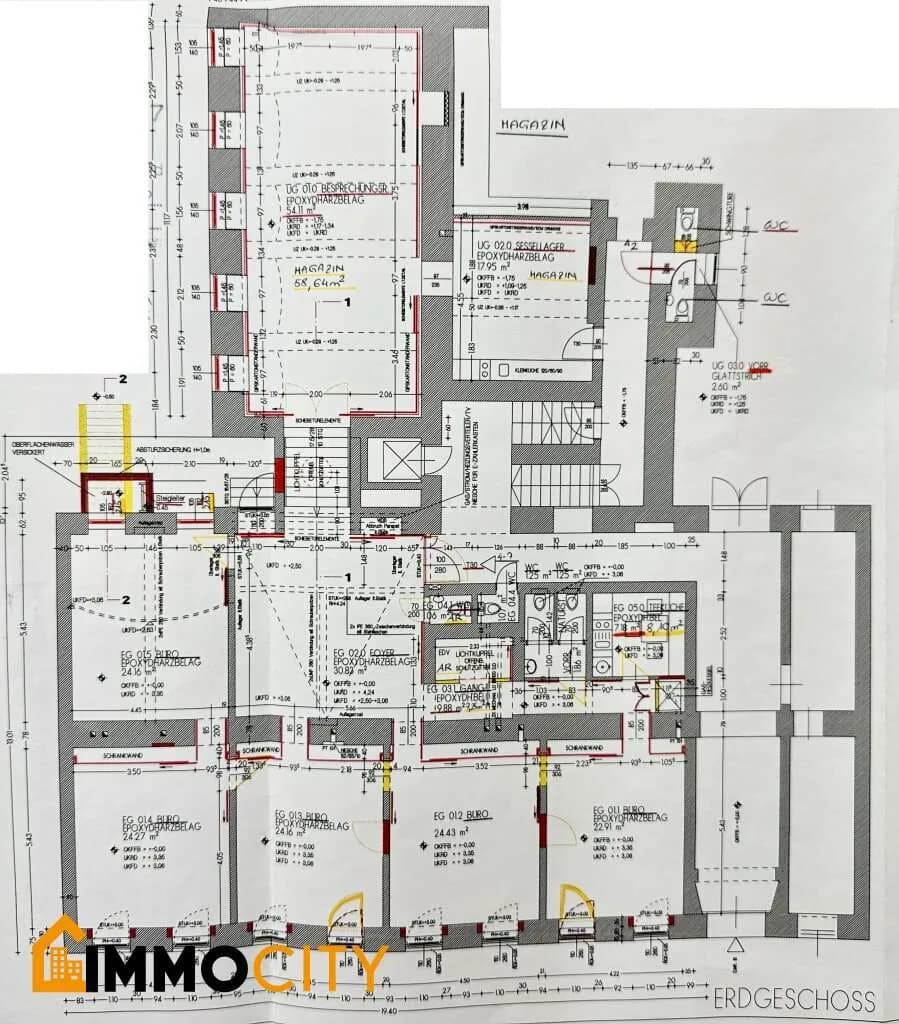6-Zimmer-Gewerbeimmobilie mieten in Wien – 253 m², € 3.938 – Bild 6 von 25