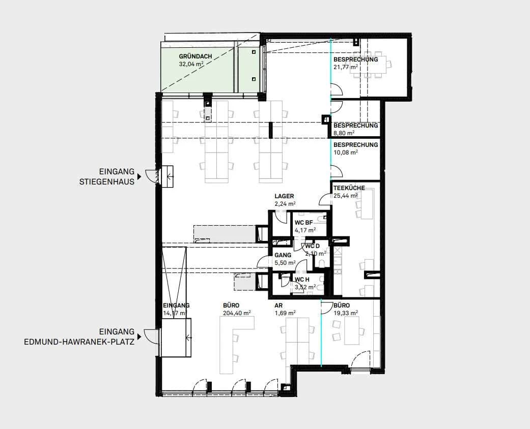 Gewerbeimmobilie mieten in Wien – 327 m², € 5.224 – Bild 4 von 5