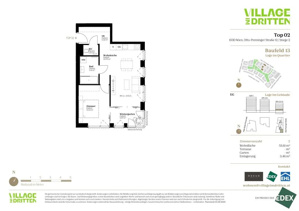 2-Zimmer-Wohnung kaufen in Wien – 53,61 m², € 374.000 – Bild 38 von 38