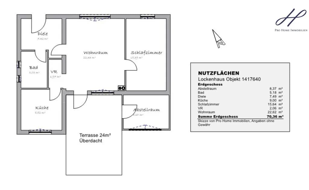 2-Zimmer-Haus kaufen in Oberpullendorf – 70 m², € 130.000 – Bild 26 von 27