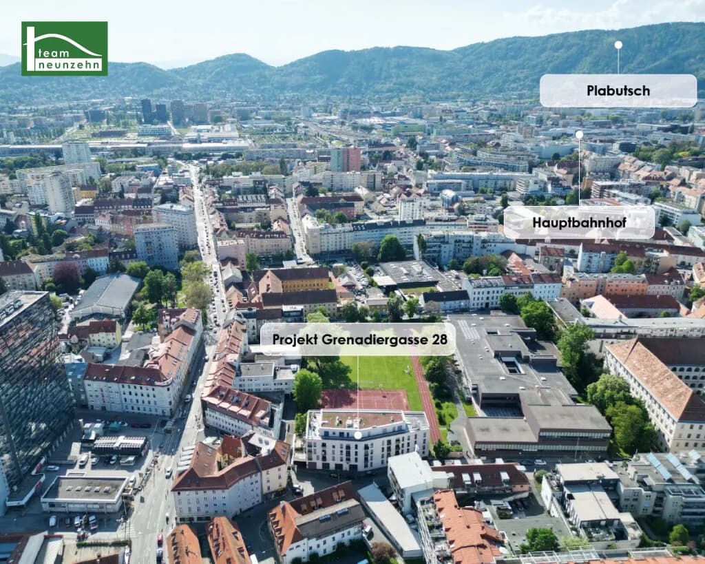 2-Zimmer-Wohnung mieten in Graz – 33,23 m², € 529