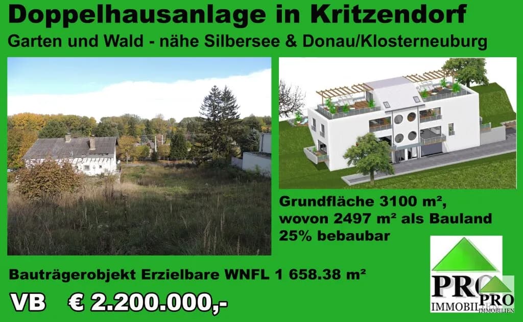 Grundstück kaufen in Tulln – 3 100 m², € 2.200.000 – Bild 1 von 8