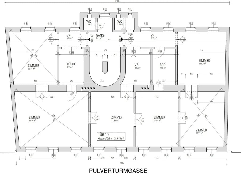 6-Zimmer-Wohnung mieten in Wien – 189 m², € 2.864 – Bild 4 von 20