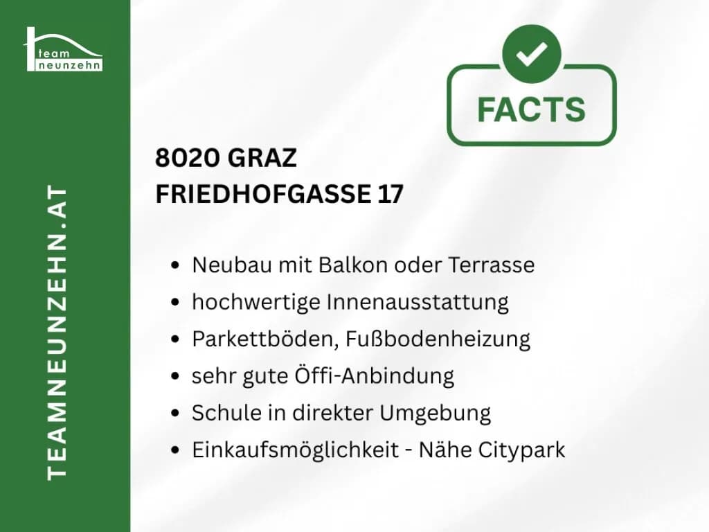 3-Zimmer-Wohnung mieten in Graz – 65,54 m², € 929 – Bild 12 von 22