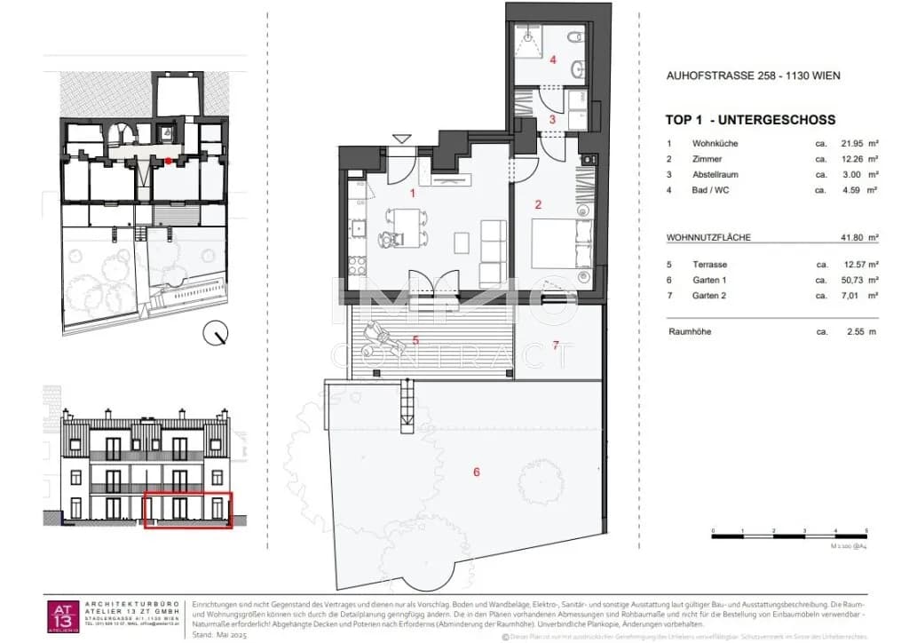 2-Zimmer-Wohnung mieten in Wien – 41,8 m², € 1.260 – Bild 9 von 9