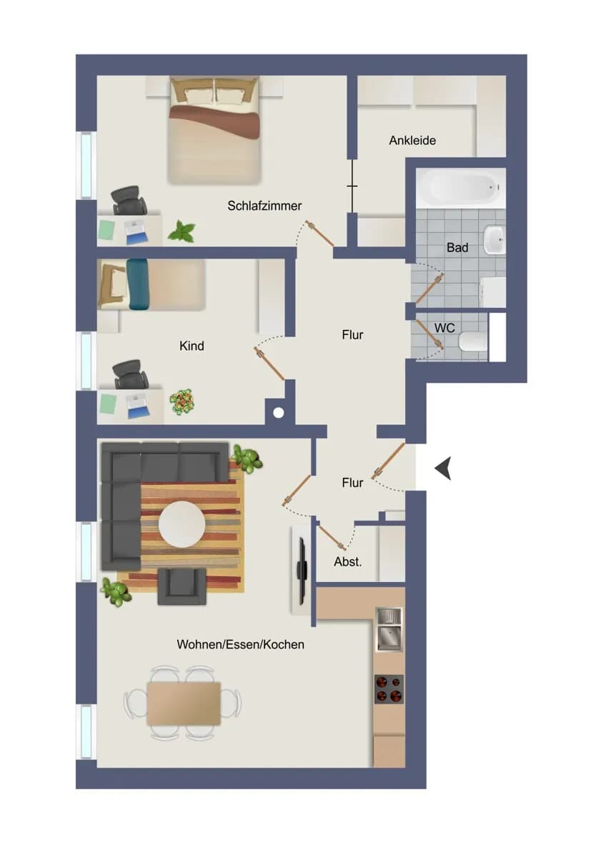 3-Zimmer-Wohnung kaufen in Graz – 83 m², € 219.900 – Bild 20 von 20