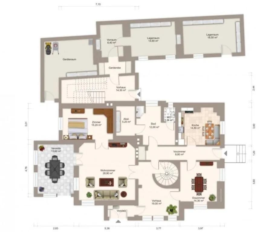 10-Zimmer-Immobilie kaufen in Baden – 360 m², € 2.500.000 – Bild 25 von 26
