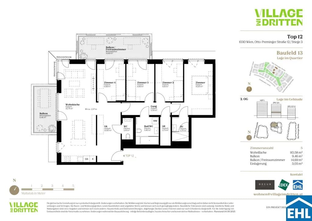 Immobilie kaufen in Wien – 110,58 m², € 818.000 – Bild 3 von 3