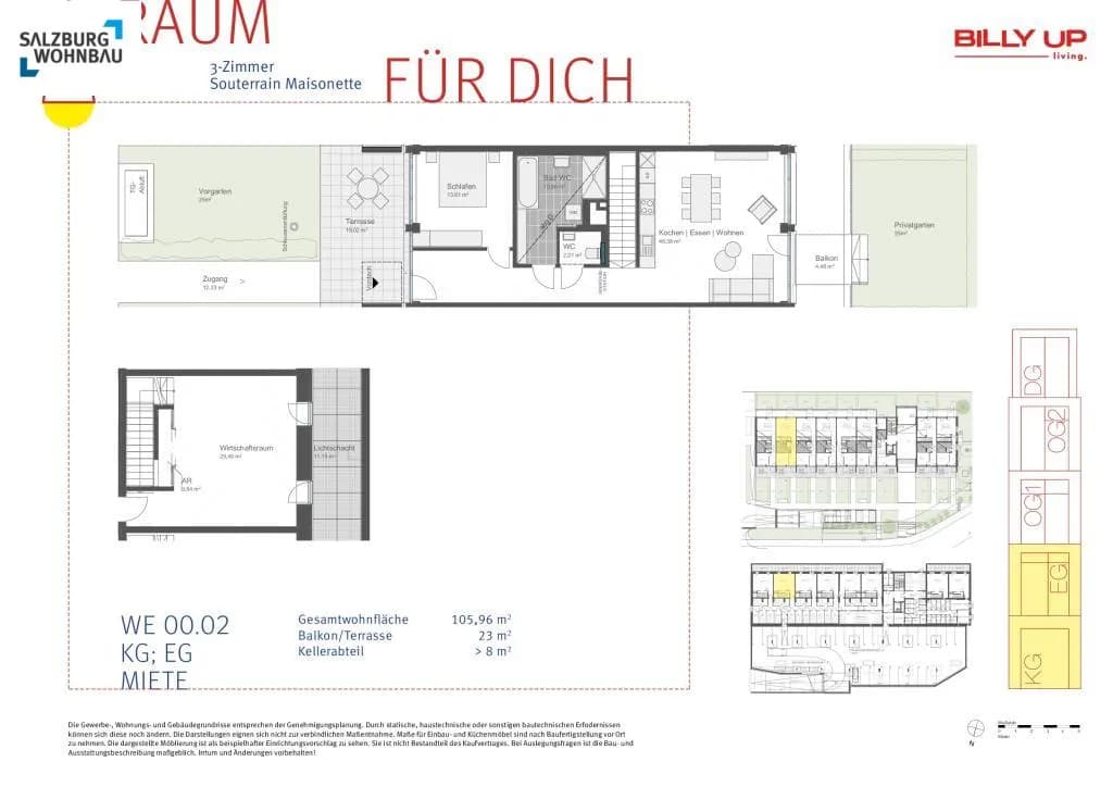 3-Zimmer-Wohnung mieten in Salzburg Stadt – € 2.634 – Bild 9 von 9