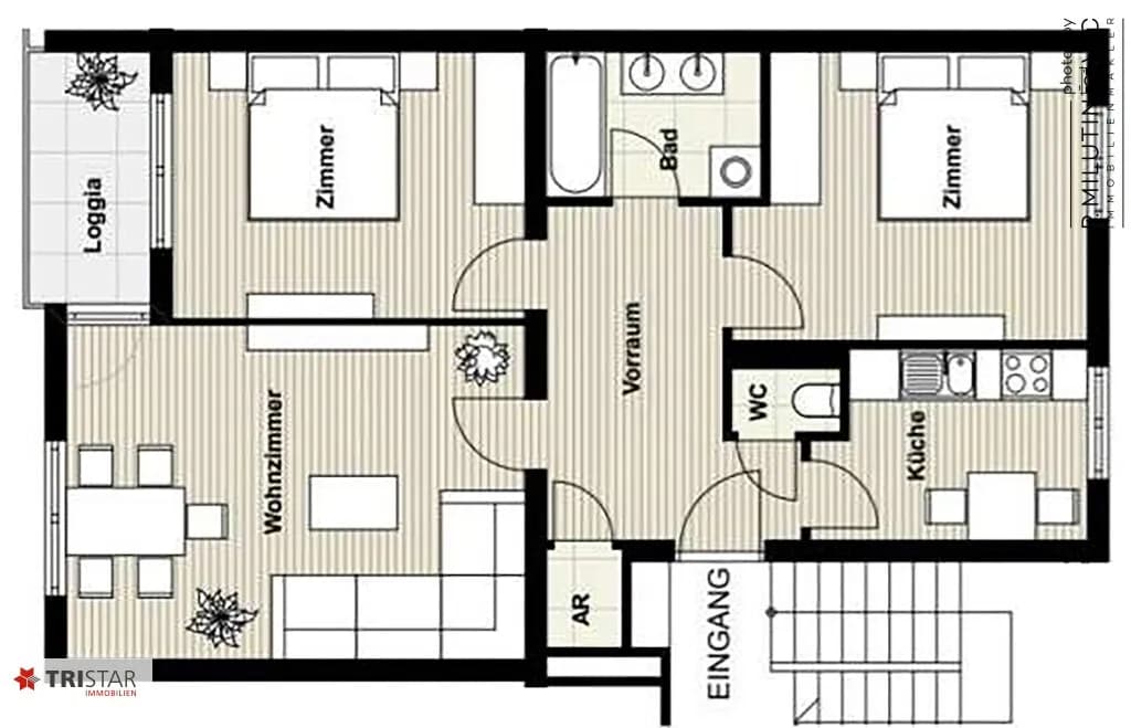 3-Zimmer-Wohnung kaufen in Wien – 78 m², € 459.000 – Bild 14 von 33