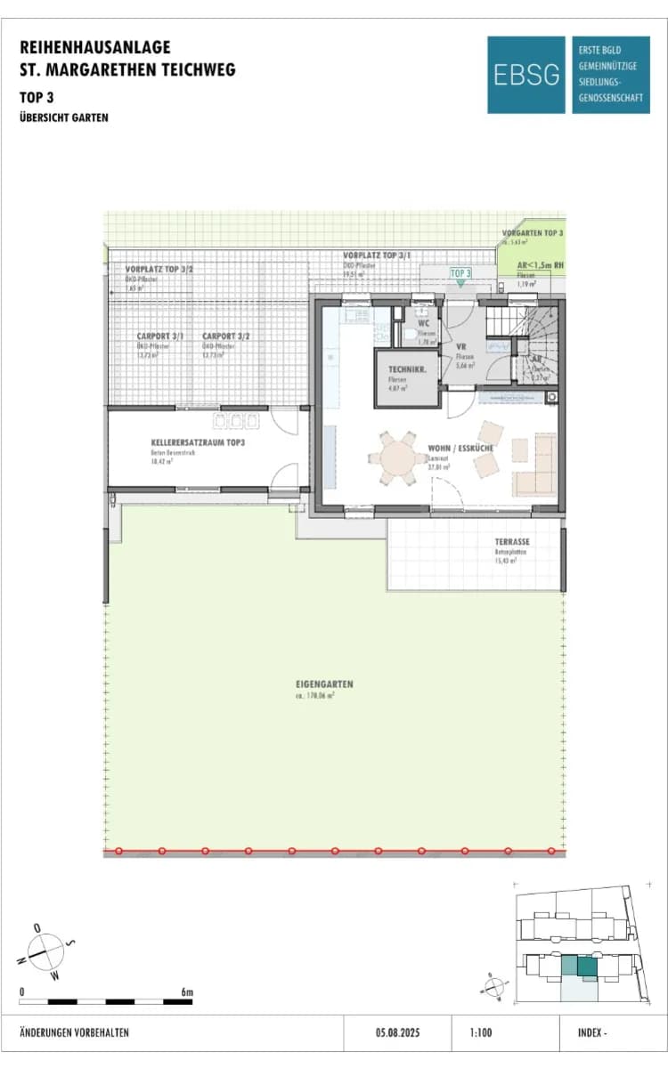 4-Zimmer-Haus mieten in Eisenstadt - Umgebung – 101,56 m², € 1.422 – Bild 3 von 5
