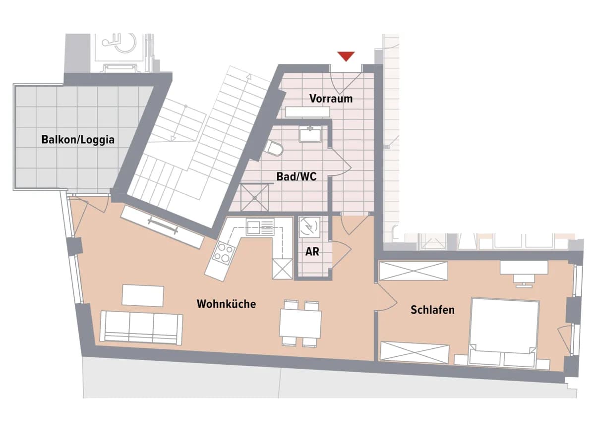 2-Zimmer-Wohnung kaufen in Graz – 64 m², € 429.300 – Bild 6 von 6