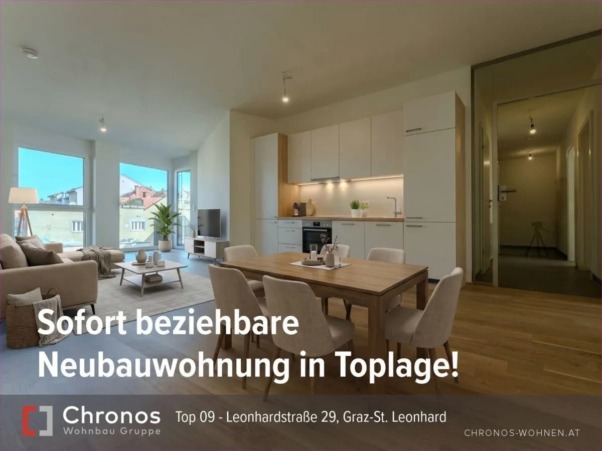4-Zimmer-Wohnung kaufen in Graz – 96 m², € 665.700