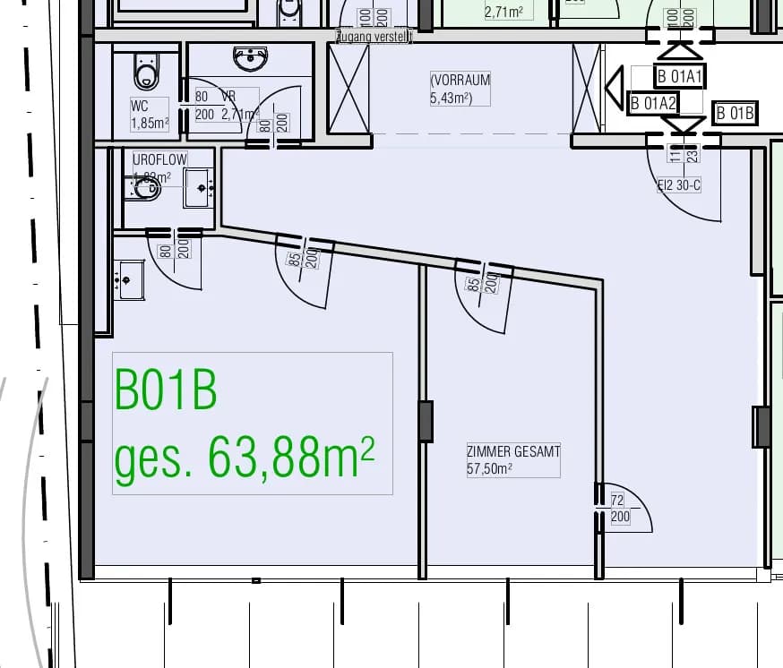 Gewerbeimmobilie mieten in Wien – 64 m², € 1.537 – Bild 11 von 14