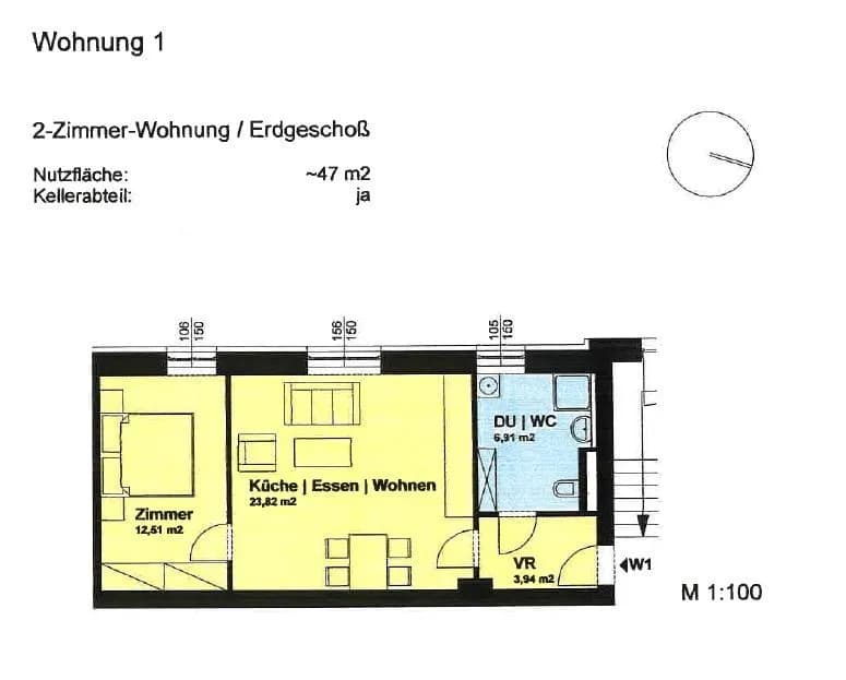 1-Zimmer-Wohnung kaufen in Leoben – 47,1 m², € 107.900 – Bild 7 von 9