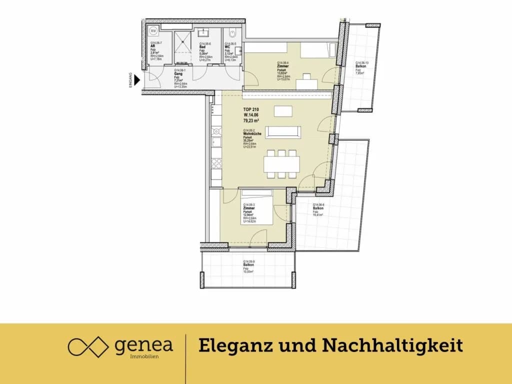 3-Zimmer-Wohnung kaufen in Graz – 79,23 m², € 471.691 – Bild 4 von 13