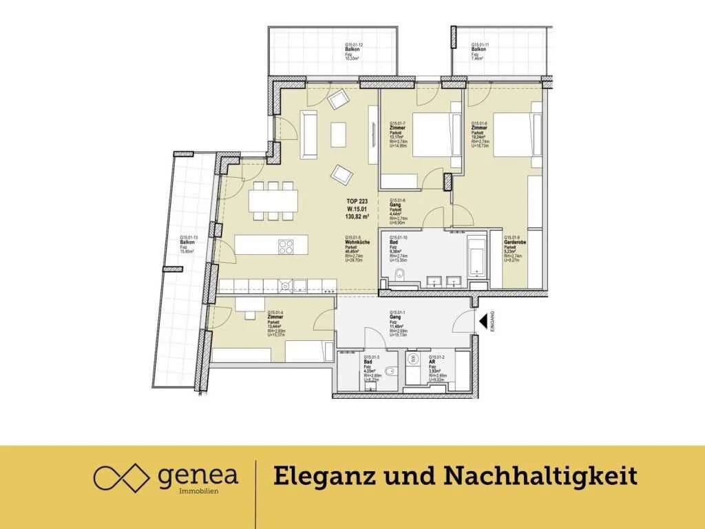 4-Zimmer-Wohnung kaufen in Graz – 130,82 m², € 781.389 – Bild 3 von 17