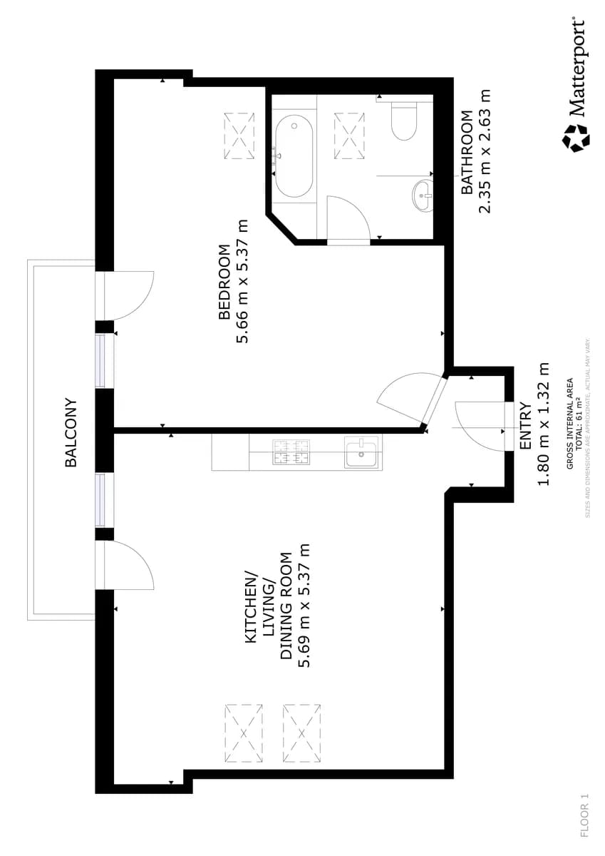 2-Zimmer-Wohnung kaufen in Innsbruck-Land – 56 m², € 224.000 – Bild 8 von 8