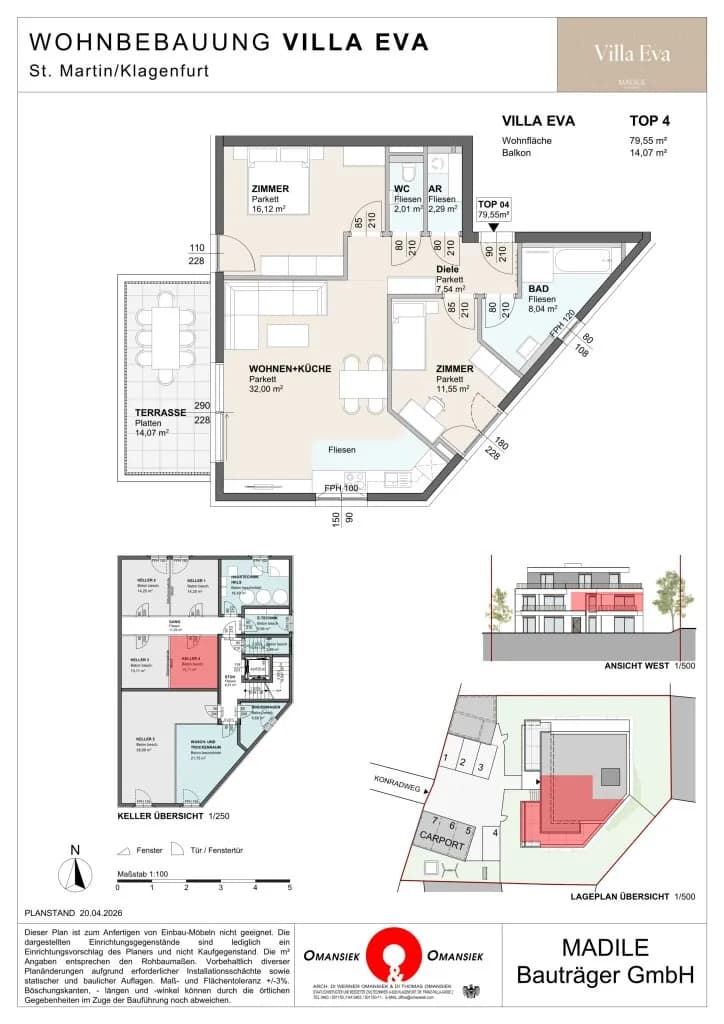 3-Zimmer-Wohnung kaufen in Klagenfurt – 79,55 m² – Bild 3 von 3