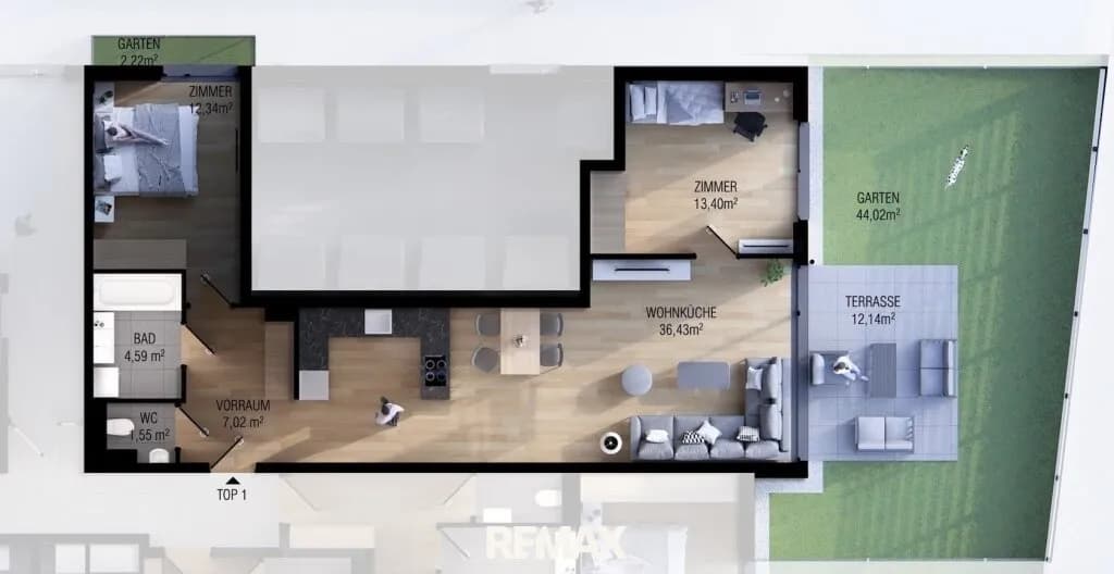 3-Zimmer-Wohnung kaufen in Wien – 75,33 m², € 419.000 – Bild 7 von 7