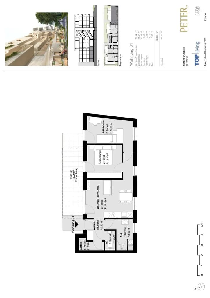3-Zimmer-Wohnung kaufen in Graz – 57,14 m², € 332.397 – Bild 9 von 9