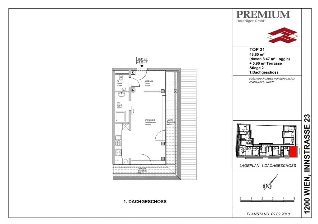 1-Zimmer-Wohnung mieten in Wien – 40,33 m², € 1.079 – Bild 14 von 14