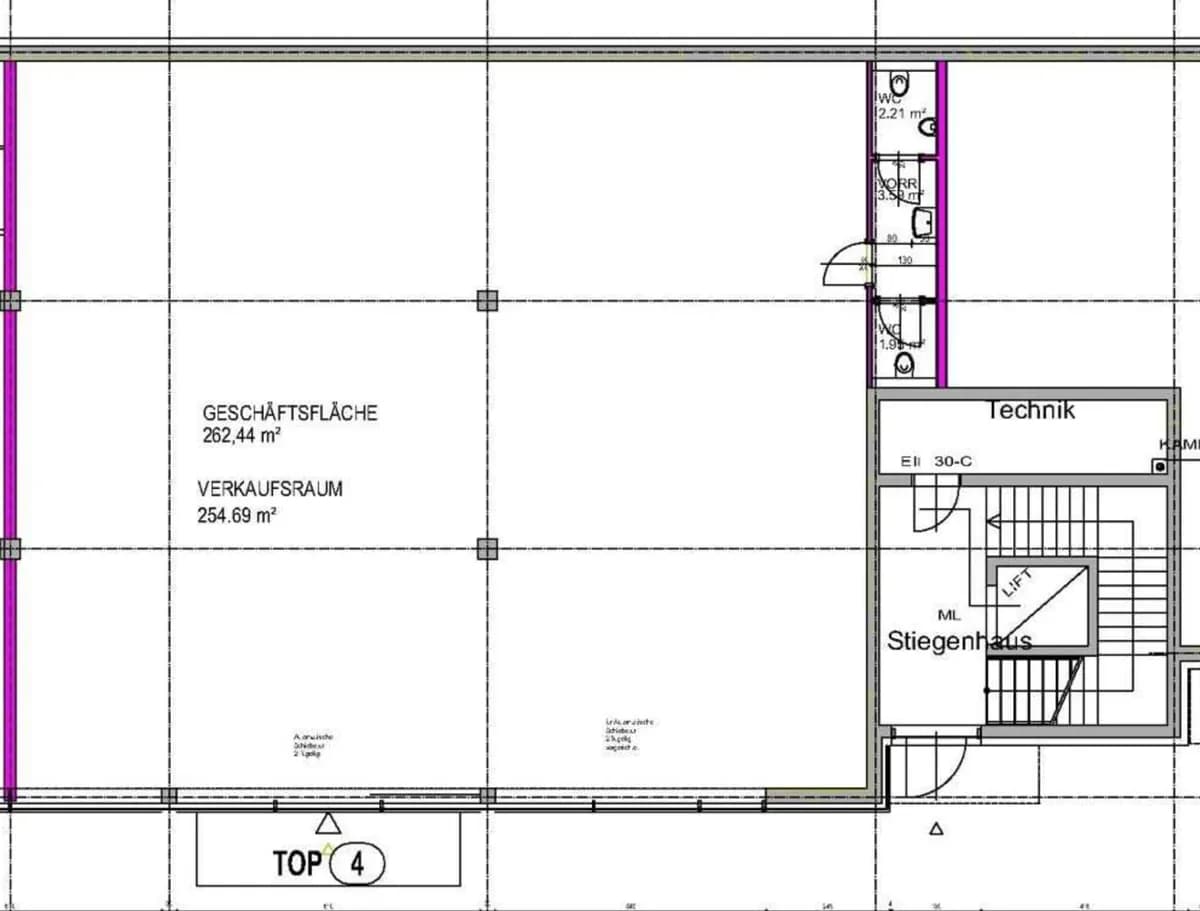 Gewerbeimmobilie mieten in Graz – 269 m², € 16 – Bild 2 von 2