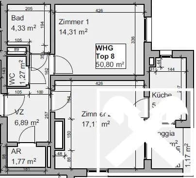 3-Zimmer-Wohnung kaufen in Wolfsberg – 50,8 m², € 80.610 – Bild 7 von 7