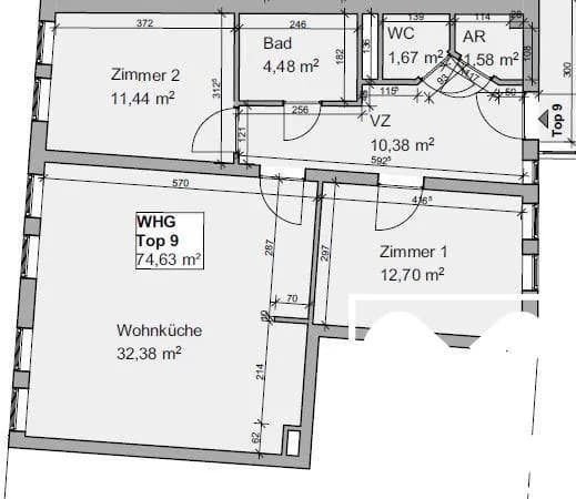 3-Zimmer-Wohnung kaufen in Wolfsberg – 74,63 m², € 126.871 – Bild 10 von 10