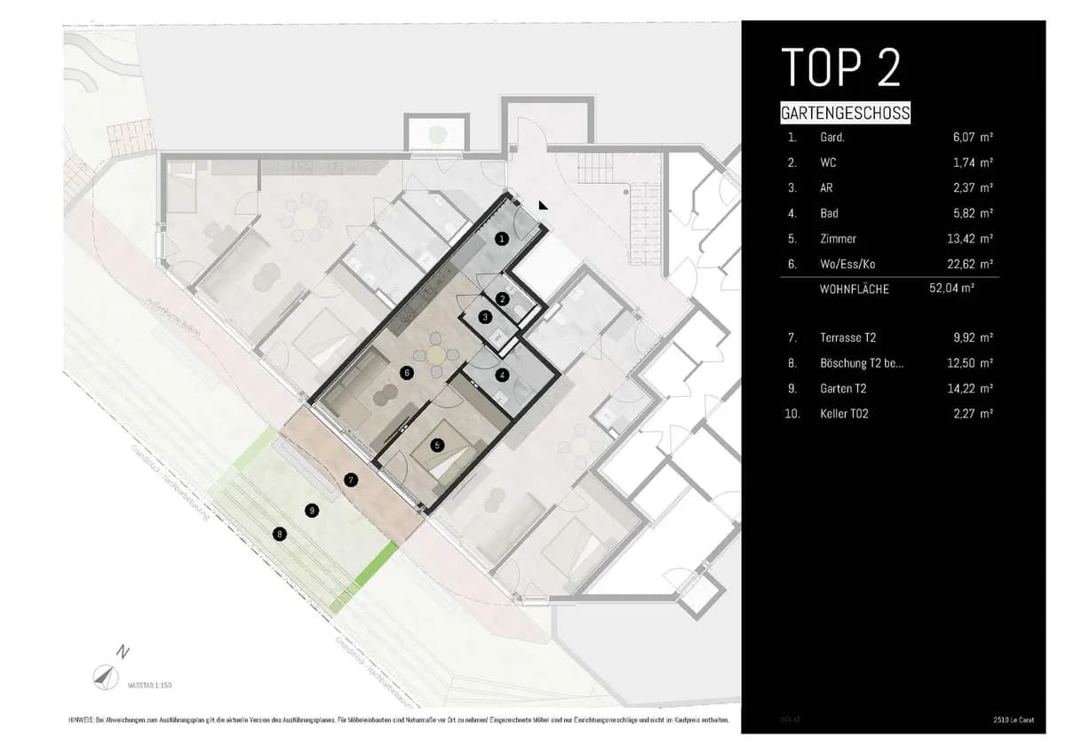 2-Zimmer-Wohnung kaufen in Innsbruck – 52,04 m², € 499.900 – Bild 1 von 11