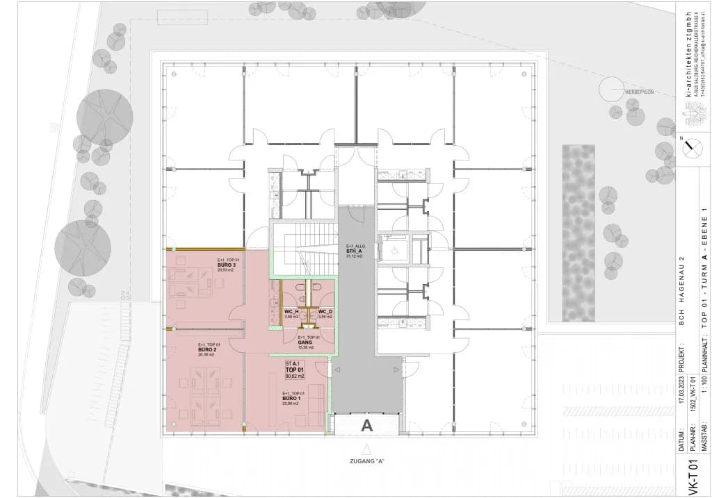 3-Zimmer-Gewerbeimmobilie mieten in Salzburg Stadt – 91 m², € 1.580 – Bild 13 von 13