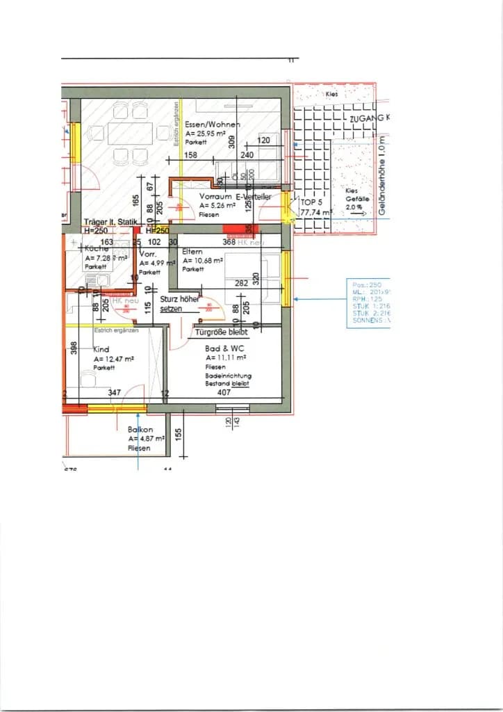 3-Zimmer-Wohnung mieten in Graz – 77,74 m², € 1.202 – Bild 25 von 25