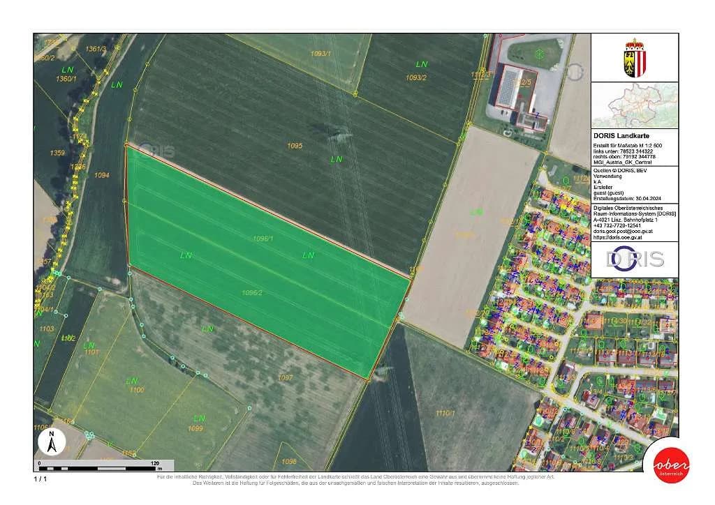Grundstück kaufen in Linz Land – 33 750 m², € 978.750 – Bild 3 von 3