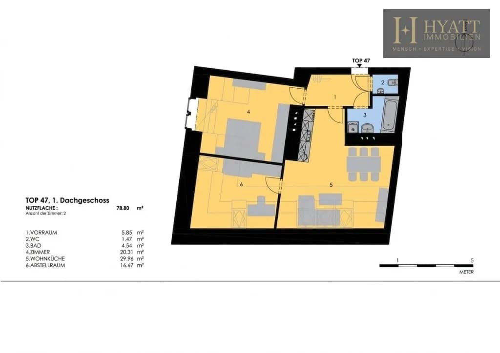 3-Zimmer-Wohnung mieten in Wien – 79 m², € 1.517 – Bild 10 von 10