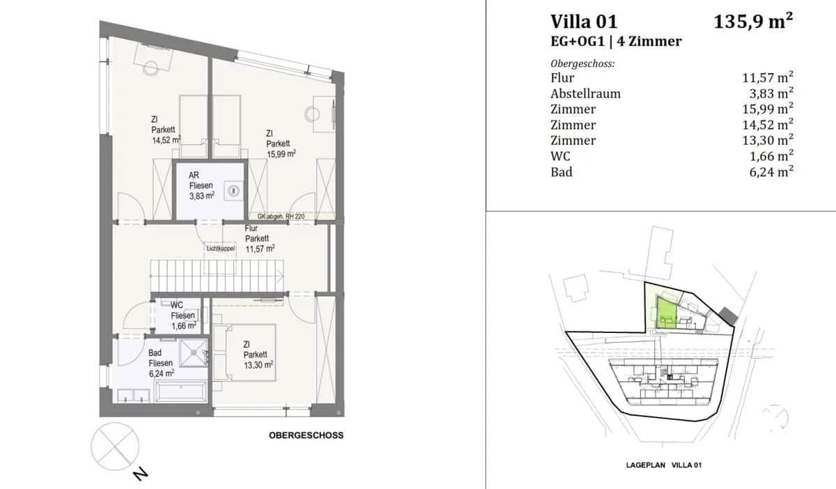 4-Zimmer-Wohnung kaufen in Mödling – 135,91 m², € 939.000 – Bild 12 von 12