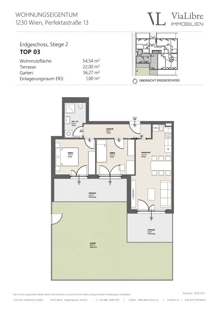 3-Zimmer-Wohnung kaufen in Wien – 54,54 m², € 352.000 – Bild 32 von 37