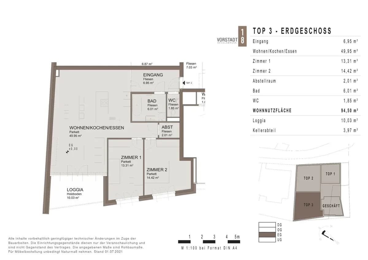 3-Zimmer-Immobilie kaufen in Vöcklabruck – 94,51 m², € 455.000 – Bild 13 von 15