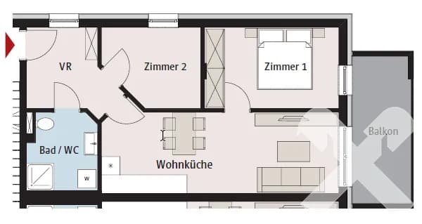 3-Zimmer-Wohnung kaufen in Deutschlandsberg – 54,38 m², € 176.328 – Bild 9 von 9
