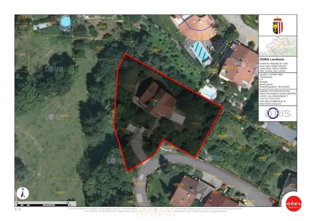 Grundstück kaufen in Urfahr-Umgebung – 1 665 m², € 1.349.000