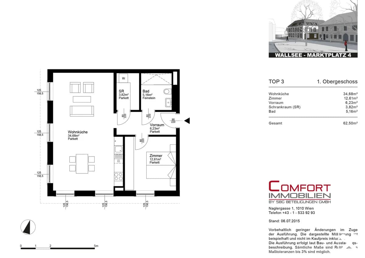 2-Zimmer-Wohnung mieten in Amstetten – 56,27 m², € 842 – Bild 7 von 25
