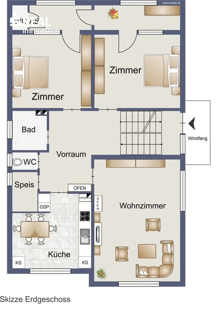 6-Zimmer-Haus kaufen in Oberwart – 187 m², € 275.000 – Bild 31 von 35