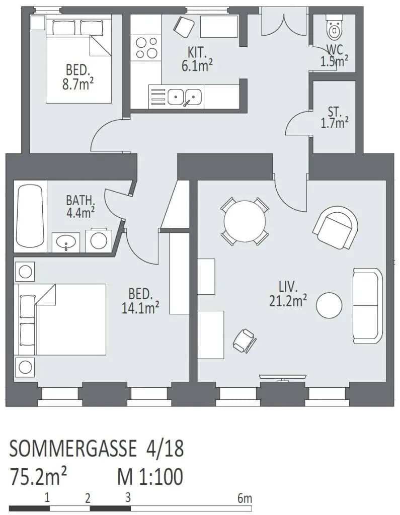 3-Zimmer-Wohnung kaufen in Wien – 75 m², € 549.000 – Bild 18 von 18