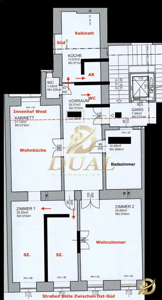 5-Zimmer-Wohnung mieten in Wien – 111 m², € 2.390 – Bild 22 von 22