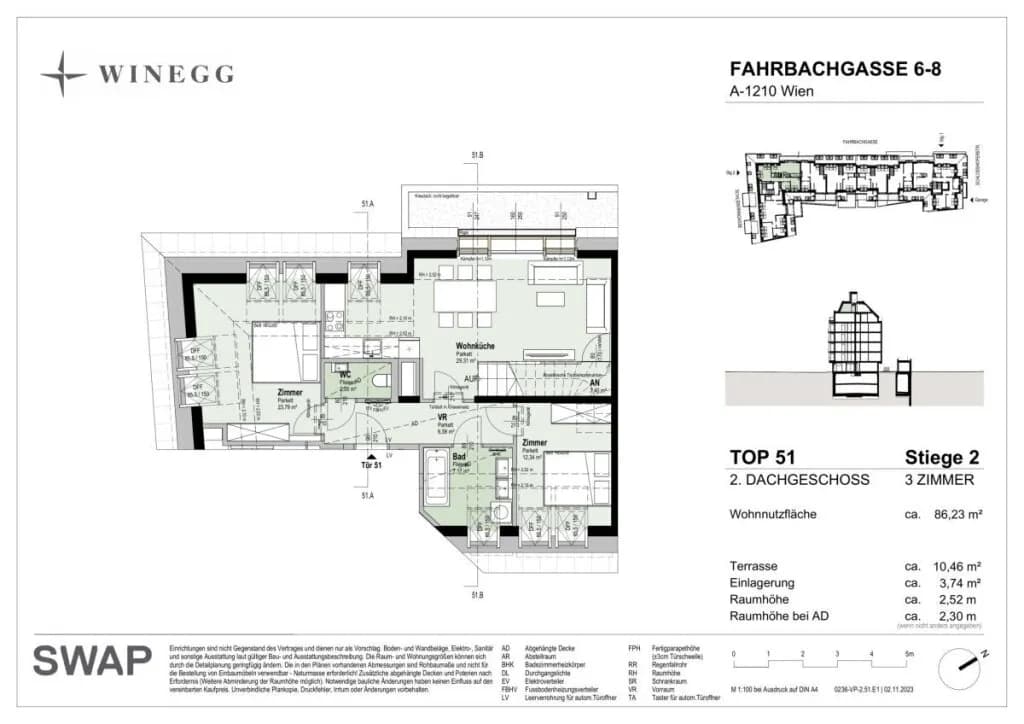 3-Zimmer-Wohnung kaufen in Wien – 86,23 m², € 675.800 – Bild 21 von 22