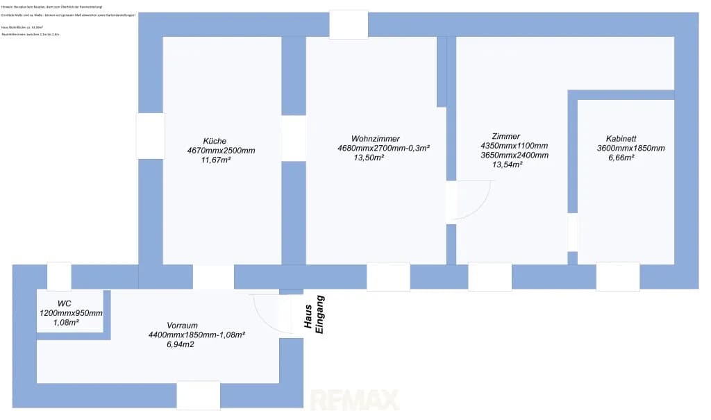 Haus kaufen in Gänserndorf – 53 m², € 69.900 – Bild 2 von 3