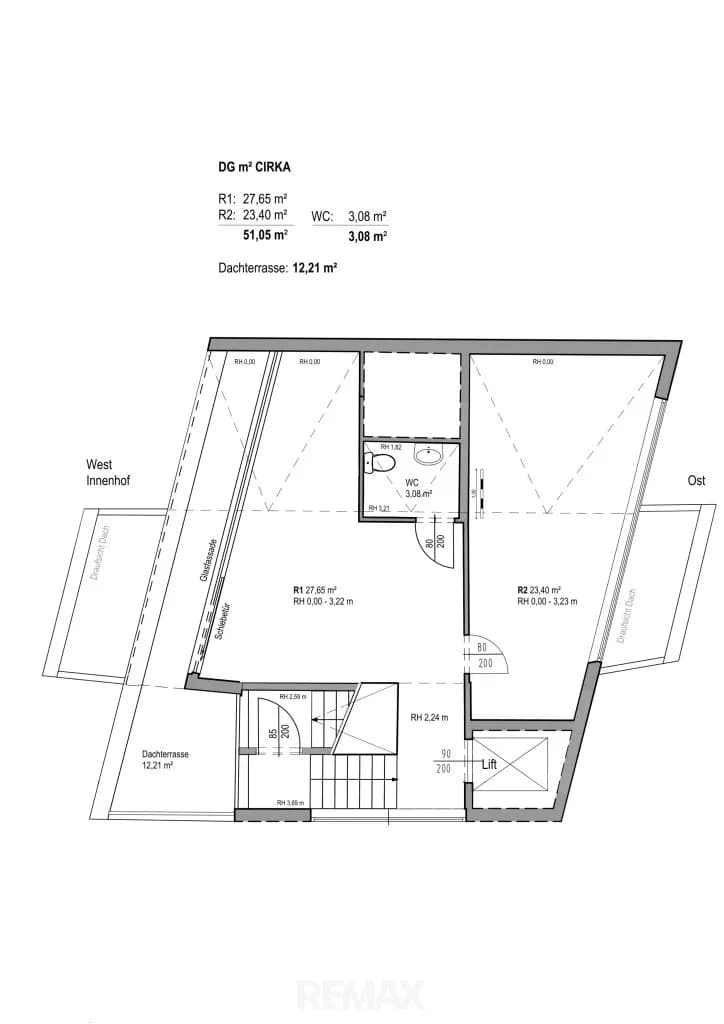 10-Zimmer-Gewerbeimmobilie mieten in Wien – 214 m², € 3.814 – Bild 21 von 21